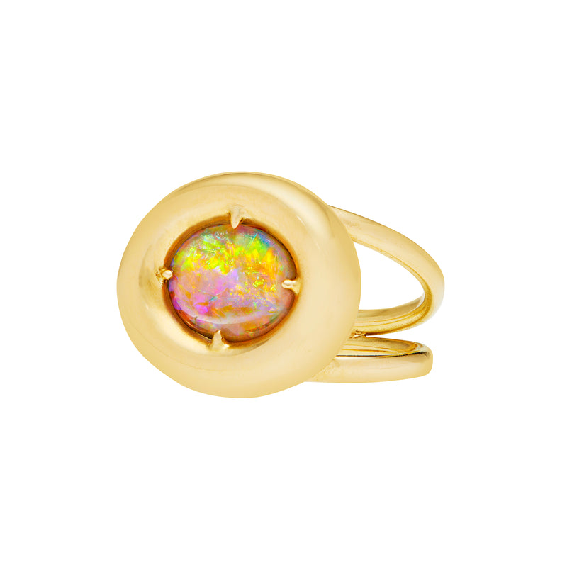 Balloon White Opal Ring