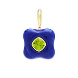 Maxi Draper Peridot and Lapis Pendant