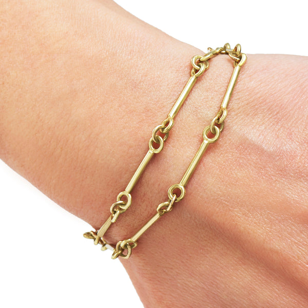 Signature Chain 2 Strand Bracelet