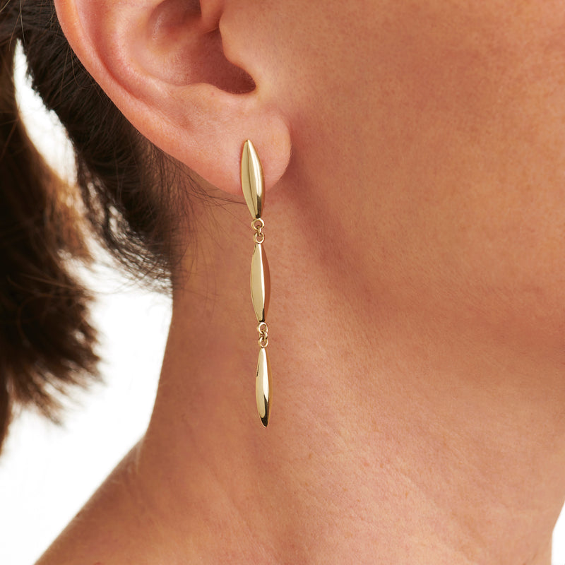 Orzo Large Drop Earrings