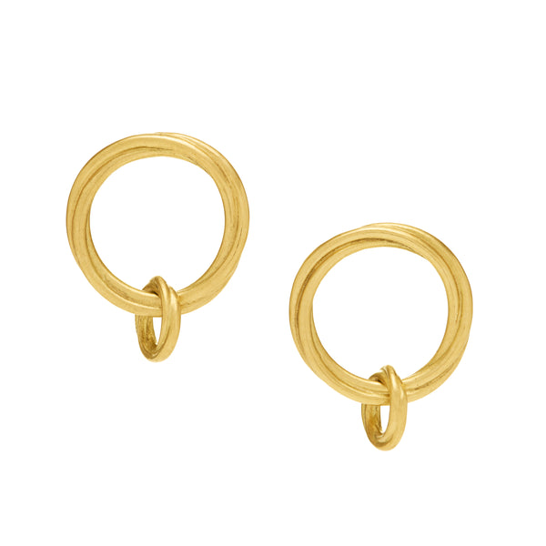 Vertigo Midi Duo Hoop Earrings