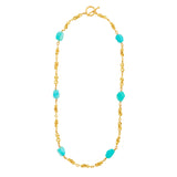 20" Vertigo Stoned Turquoise Chain