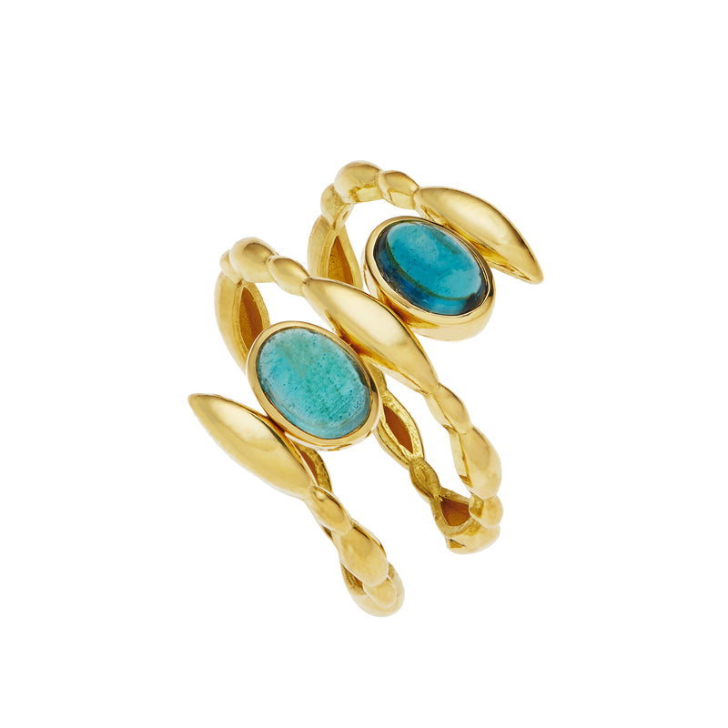 Lola Tourmaline Coil Ring