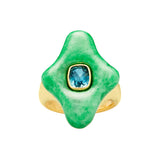 Madison Montana Sapphire and Jade Ring