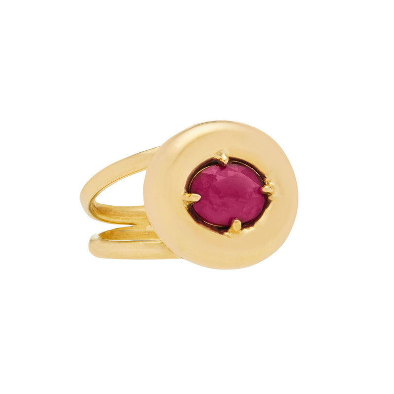 Baby Balloon Rubellite Ring